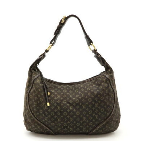 Louis Vuitton Monogram Manon MM Shoulder Bag Ebene Brown Leather Brown - Picture 1 of 8